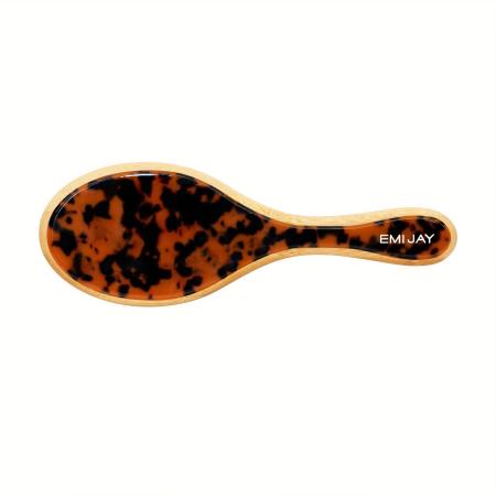 Овальна щітка для волосся Emi Jay Flat Brush in Tortoise