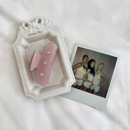 Заколка-краб для волосся Emi Jay Sweetheart Clip in Blush Drop