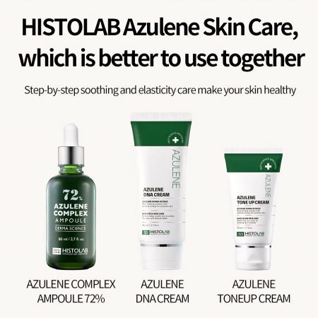 Сонцезахисний заспокійливий тональний крем з азуленом Histolab Azulene Tone Up Cream