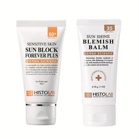 Сонцезахисна есенція з SPF 50+ Histolab Sensitive Skin Sun Block Forever Plus SPF 50+/PA+++