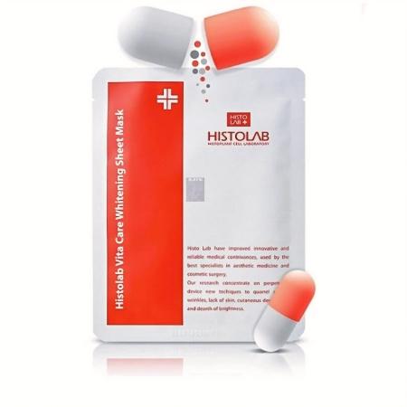 Мультивитаминная маска на нетканой основе с осветляющим комплексом Histolab Vita Whitening Sheet Mask