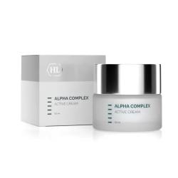 Активний зволожуючий крем для вирівнювання поверхні шкіри Holy Land ALPHA COMPLEX Active Cream