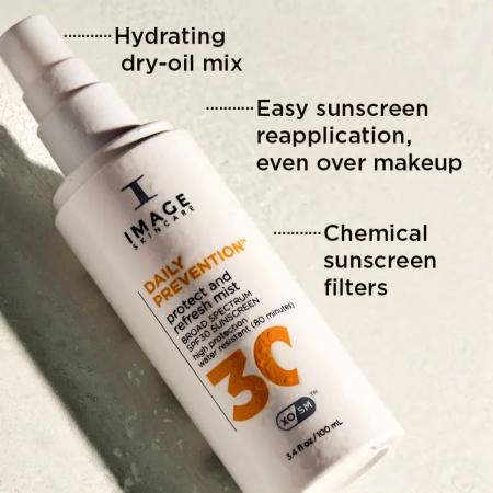 Захисний та освіжаючий SPF-спрей для обличчя Image Skincare Daily Prevention Protect And Refresh Mist SPF 30