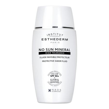 Ультралегкий флюїд для обличчя з тоном Institut Esthederm No Sun Mineral High Tolerance Protective Sheer Fluid SPF50+