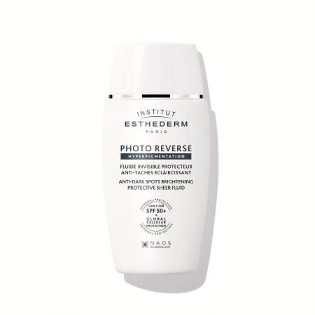 Флюїд при пігментації PhotoReverse Блокування засмаги New Formula Institut Esthederm Photo Reverse Protective Anti-Dark Spots Brightening Sheer Fluid