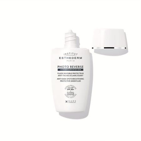 Флюїд при пігментації PhotoReverse Блокування засмаги New Formula Institut Esthederm Photo Reverse Protective Anti-Dark Spots Brightening Sheer Fluid