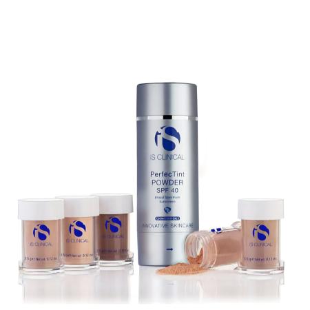 Солнцезащитная пудра с ультрамягкой щеточкой Is Clinical PerfecTint Powder SPF 40 