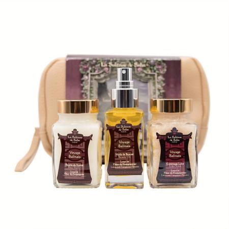 Подарунковий набір для тіла Аромат квітів лотосу та франжіпані La Sultane De Saba Body Gift Set Lotus & Frangipani Flower