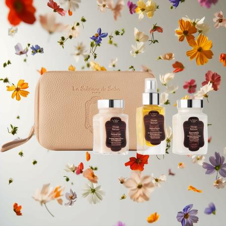 Подарунковий набір для тіла Аромат квітів лотосу та франжіпані La Sultane De Saba Body Gift Set Lotus & Frangipani Flower