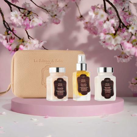 Подарунковий набір для тіла Аромат квітів лотосу та франжіпані La Sultane De Saba Body Gift Set Lotus & Frangipani Flower