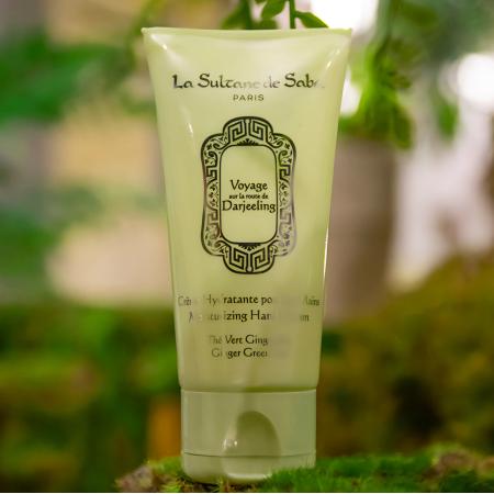 Крем для рук Зелений чай та Імбир La Sultane de Saba Moisturizing Hand Cream Ginger Green Tea