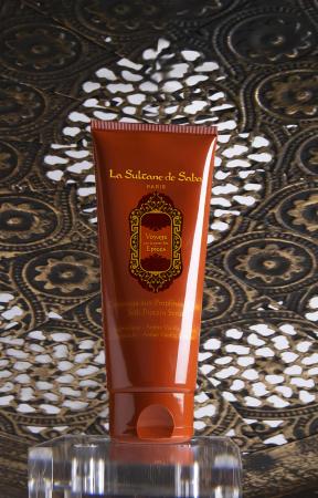 Скраб для тіла шовковий Амбра Мускус Сандал La Sultane De Saba Silk Protein Scrub AMS