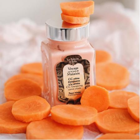 Морквяний CC-крем для обличчя Малайзія La Sultane de Saba Voyage Malaisie CC Energizing Carrot Cream