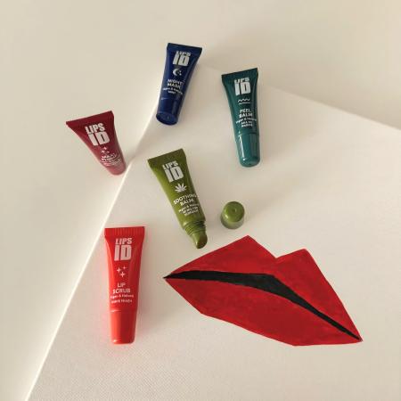 Нічна відновлювальна маска для губ Мʼята Lips ID Night Mask Mint