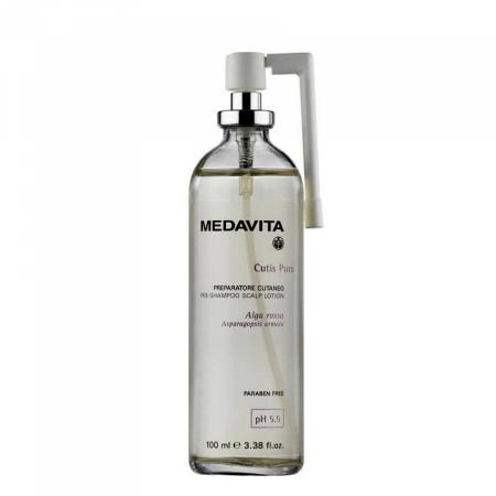 Подготовительный детокс лосьон для кожи головы Medavita Cutis Pura Preparatore Cutaneo Pre-shampoo Scalp Lotion