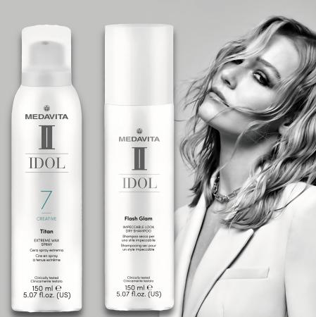 Спрей-віск екстрасильної фіксації Titan Medavita Idol Extreme Wax Spray