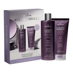 Набор для выпрямления непослушных и вьющихся волос Medavita Keratin Miracle Kit