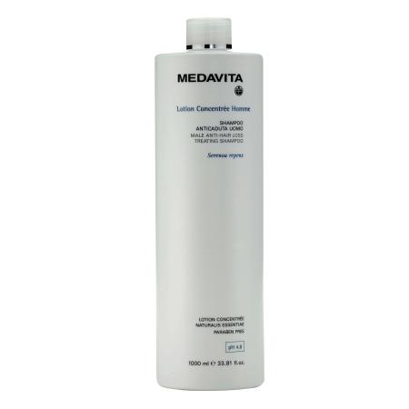 Шампунь проти випадіння волосся для чоловіків Medavita Lotion Concenrée Homme Shampoo Anticaduta Uomo