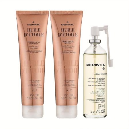 Набір для профілактики та боротьби із випадінням волосся Medavita Lotion Concentrée & Huile D'etoile