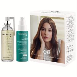 Набор против выпадения волос для домашнего ухода Medavita Lotion Concentrée Kit