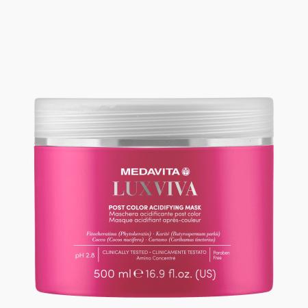 Маска постколор для сохранения цвета окрашенных волос Medavita Luxviva Post Color Mask