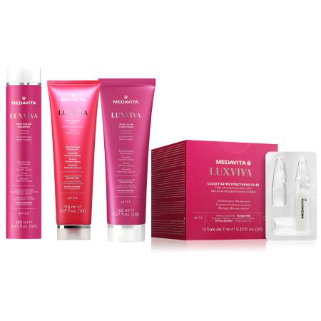 Маска постколор для сохранения цвета окрашенных волос Medavita Luxviva Post Color Mask
