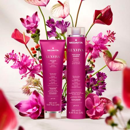 Маска постколор для сохранения цвета окрашенных волос Medavita Luxviva Post Color Mask