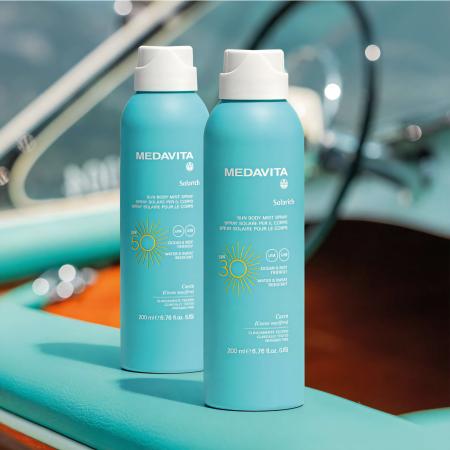 Сонцезахисний спрей для тіла SPF 50 Medavita Solarich Body Mist Spray SPF 50