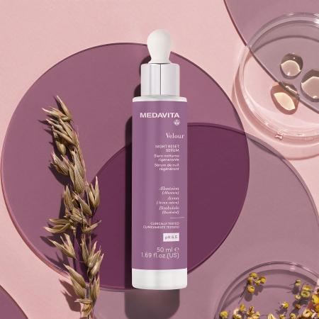 Успокаивающая ночная сыворотка для чувствительной кожи головы Medavita Velour Night Reset Serum