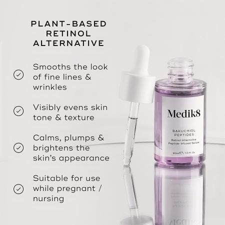 Пептидная сыворотка с бакучиолом - альтернатива ретинолу Medik8 BAKUCHIOL PEPTIDES