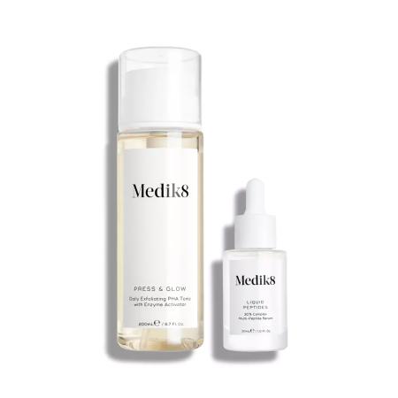 Дуэт для мгновенного сияния и разглаживания кожи Medik8 Brighten Up Instant Glow & Smooth Duo