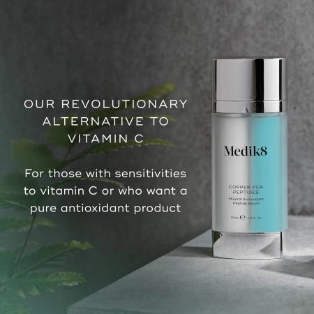 Запатентована антиоксидантна сироватка з мідним пептидом Medik8 COPPER PCA PEPTIDES
