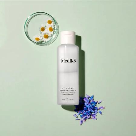Міцелярний засіб для видалення водостійкого макіяжу Medik8 Eyes & Lips Micellar Cleanse