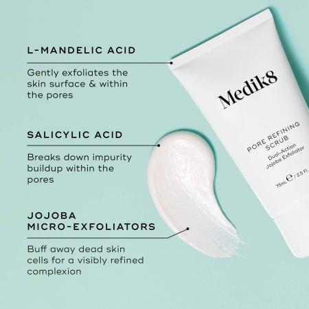 Очищающий поры скраб двойного действия Medik8 PORE REFINING SCRUB