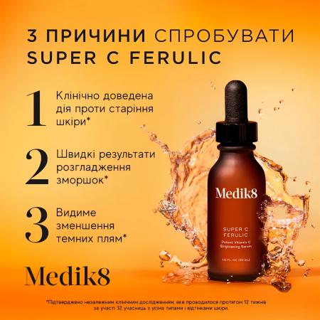 Антиоксидантна денна сироватка з вітаміном С та феруловою кислотою Medik8 Super C Ferulic