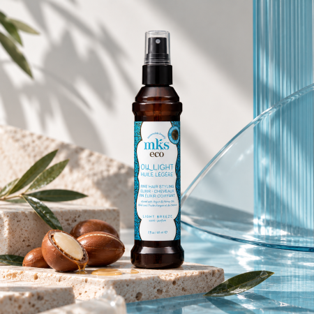 Невагома олія для тонкого волосся Легкий бриз MKS-ECO Fine Hair Styling Elixir Light Breeze