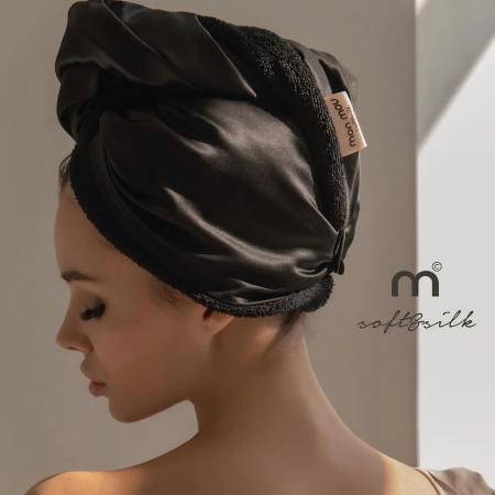 РуРушник-тюрбан з натуральним шовком Mon Mou SOFT SILK TURBAN