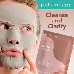 Маска Детокс Patchology No Mess Mud Detox Sheet Mask