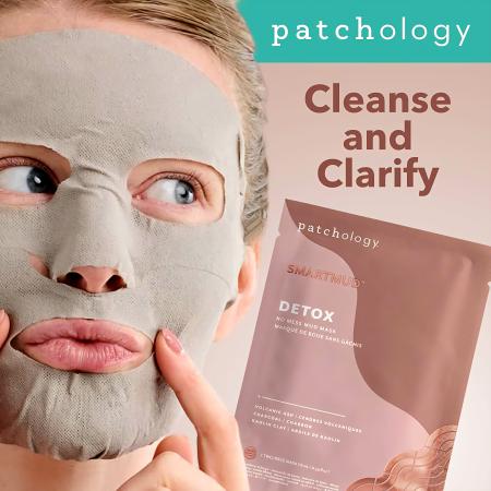 Маска Детокс Patchology No Mess Mud Detox Sheet Mask