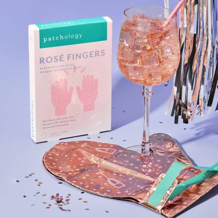 Освіжаюча маска для рук з екстрактом троянди Patchology Rosé Fingers Renewing Hand Mask