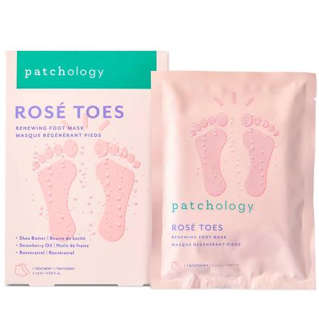 Освежающая маска для ног с экстрактом розы Patchology Serve Chilled Rosé Toes