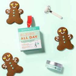Святковий відновлюючий набір патчів з роллером Patchology Sleigh All Day