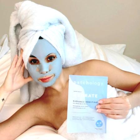 Укрепляющая маска для сияния Patchology SmartMud Hydrate Single