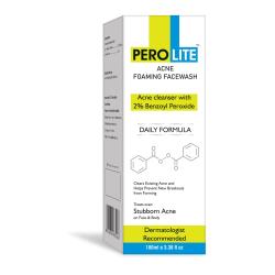 Пена для умывания с бензоил пероксидом Perolite Face Wash 2%