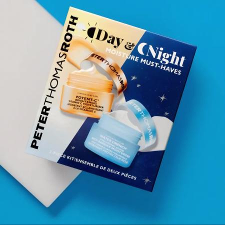Подарунковий набір для щоденного догляду за шкірою обличчя Peter Thomas Roth Day & Night Moisture Must-Haves 2-Piece Kit