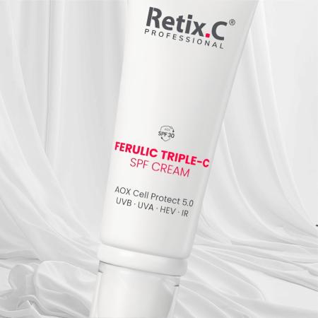Сонцезахисний крем з вітаміном С Retix.C Ferulic Triple-C SPF 30 Cream