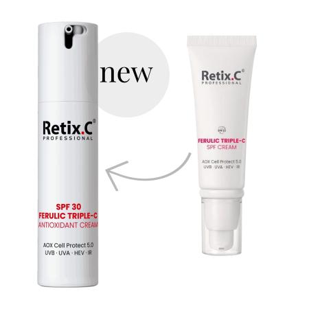Сонцезахисний крем з вітаміном С Retix.C Ferulic Triple-C SPF 30 Cream