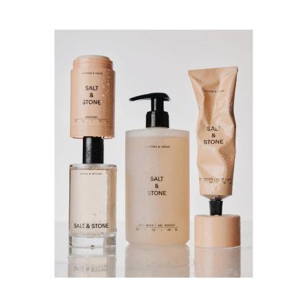 Зволожувальний крем для рук з ароматом шафрану та кедру Salt&Stone Hand Cream Saffron & Cedar