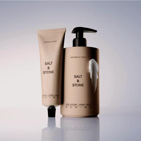 Зволожувальний лосьйон для тіла з ароматом шафрану та кедру Salt&Stone Body Lotion Saffron & Cedar