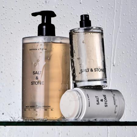 Антиоксидантний гель для душу з ароматом шафрану і кедра Salt&Stone Body Wash Saffron & Cedar